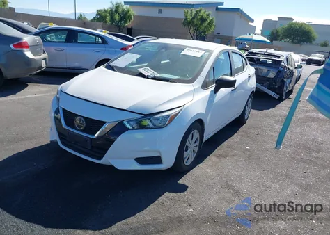 2020 Nissan Versa S Xtronic Cvt из США, поврежденный, VIN 3N1CN8DV0LL834587